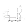 Matel steel Door Channel Roll Forming Machine